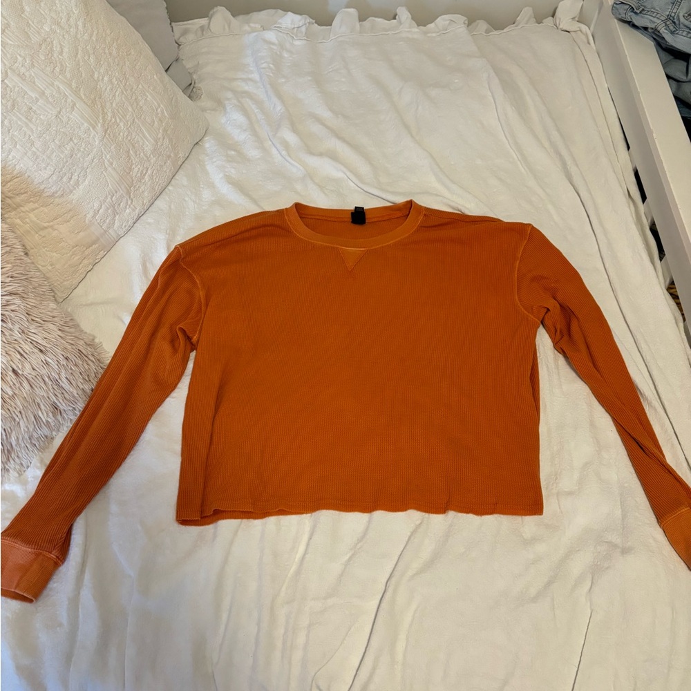 Medium orange target long sleeve.